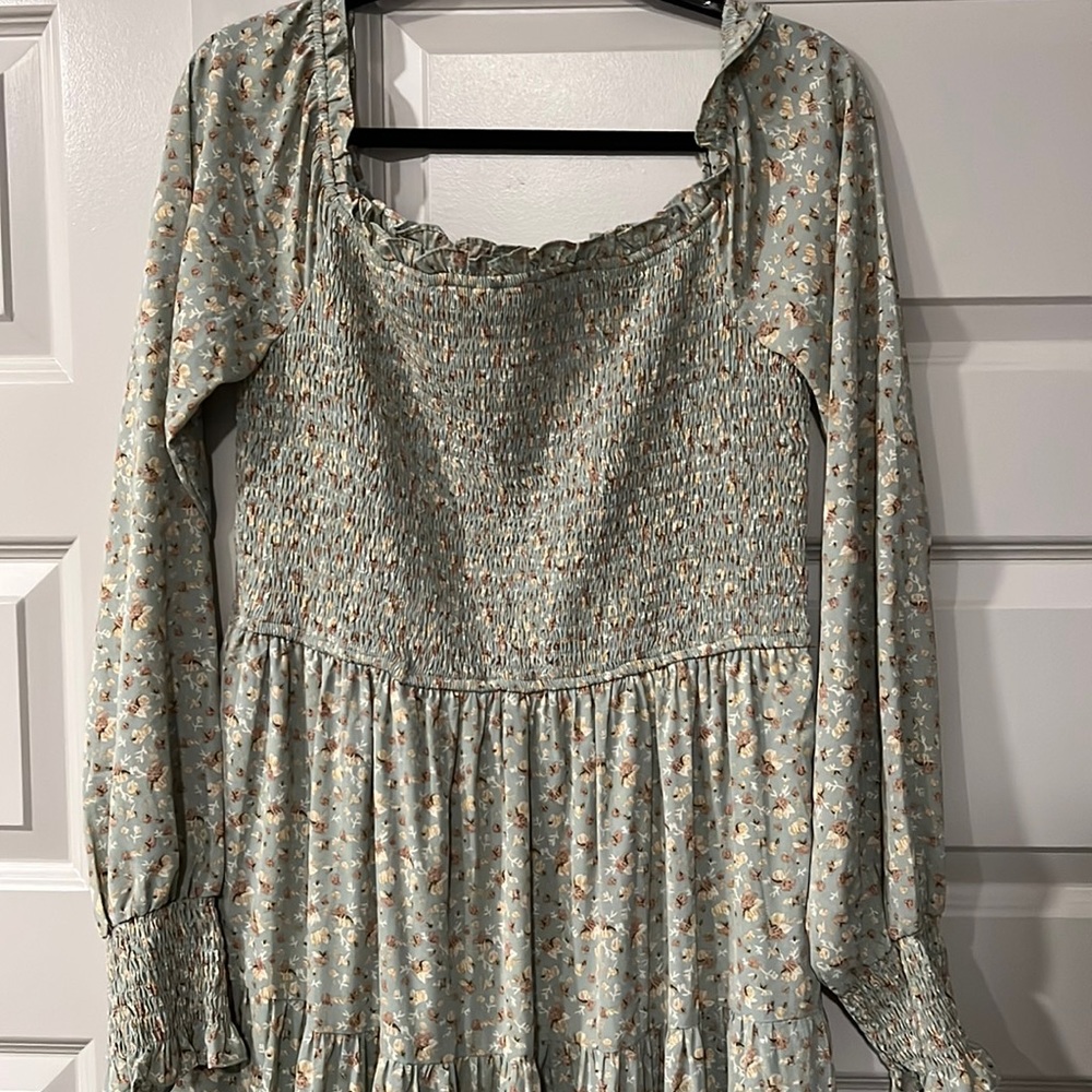 Off the shoulder spring dress